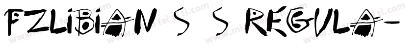 FZLibian S02S Regula字体转换